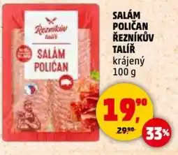 Penny Market Salám poličan řezníkův talíř nabídka