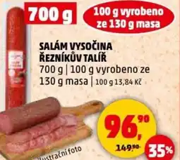 Penny Market Salám vysočina řezníkův talíř nabídka