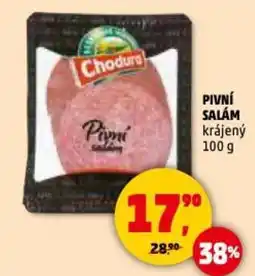 Penny Market Pivní salám krájený nabídka