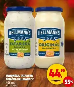 Penny Market Majonéza, tatarská omáčka hellmann's nabídka