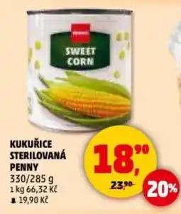Penny Market Kukuřice sterilovaná penny nabídka