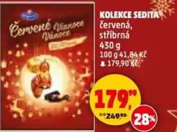 Penny Market Kolekce sedita červená, stříbrná nabídka