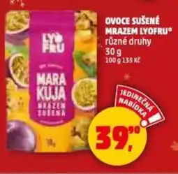 Penny Market Ovoce sušené mrazem lyofru nabídka