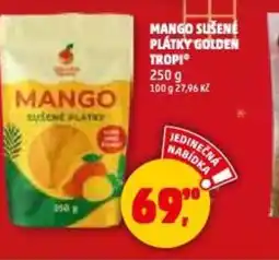 Penny Market Mango sušené plátky golden tropi nabídka
