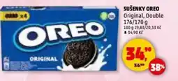 Penny Market Sušenky oreo original, double nabídka