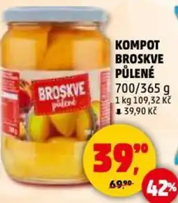 Penny Market Kompot broskve půlené nabídka