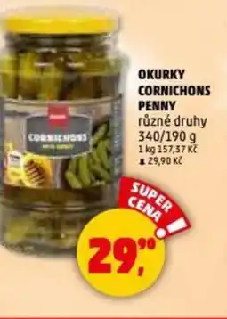 Penny Market Okurky cornichons penny nabídka