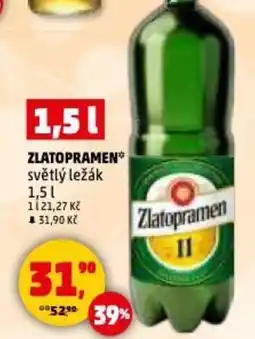 Penny Market Zlatopramen světlý ležák nabídka