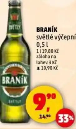 Penny Market Braník světlé výčepní nabídka