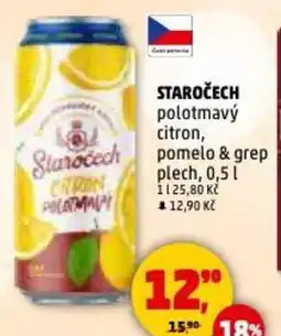 Penny Market Staročech polotmavý citron, pomelo & grep nabídka