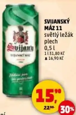 Penny Market Svijanský máz 11 světlý ležák nabídka