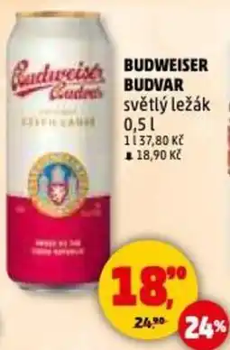 Penny Market Budweiser budvar světlý ležák nabídka