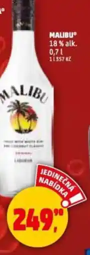 Penny Market Malibu 18% alk. nabídka