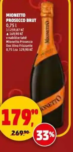 Penny Market Mionetto prosecco brut nabídka