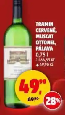 Penny Market Tramin cervené, muscat ottonel, pálava nabídka