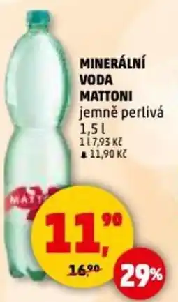 Penny Market Minerální voda mattoni jemně perlivá nabídka