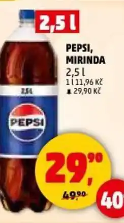 Penny Market Pepsi, Mirinda nabídka