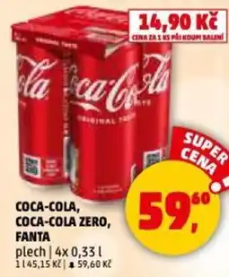 Penny Market Coca-cola, coca-cola zero, fanta nabídka