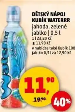 Penny Market Dětský nápoj kubík waterrr nabídka