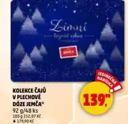 Penny Market Kolekce čajů v plechové dóze jemča nabídka