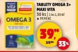 Penny Market Tablety omega 3+ maxi vita nabídka