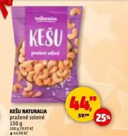 Penny Market Kešu naturalia pražené solené nabídka