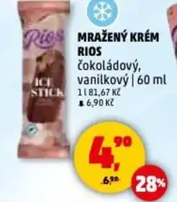 Penny Market Mrazeny krem rios čokoládový, vanilkový nabídka