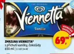 Penny Market Zmrzlina viennetta s příchutí vanilky, čokolády nabídka