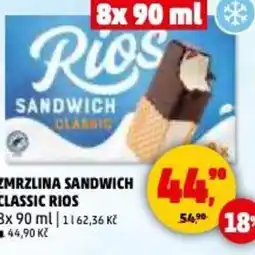 Penny Market Zmrzlina sandwich classic rios nabídka