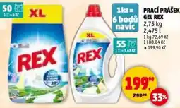 Penny Market Prací prášek, gel rex nabídka