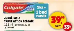 Penny Market Zubní pasta triple action colgate nabídka