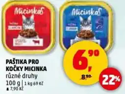 Penny Market Paštika pro kočky micinka nabídka