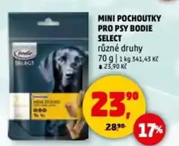 Penny Market Mini pochoutky pro psy bodie select nabídka