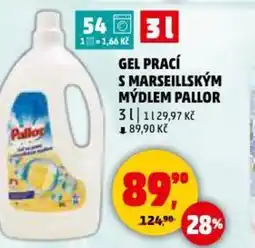 Penny Market Gel prací s marseillským mýdlem pallor nabídka