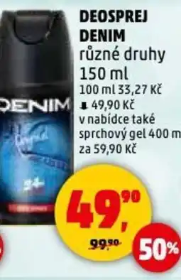 Penny Market Deosprej denim nabídka