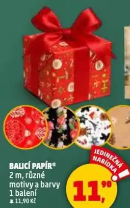 Penny Market Balicí papír nabídka