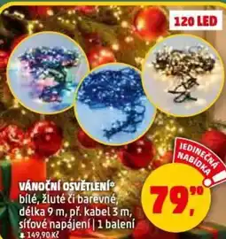 Penny Market Vánoční osvětlení nabídka