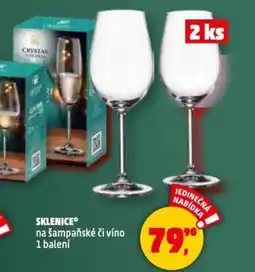 Penny Market Sklenice na šampaňské či víno nabídka