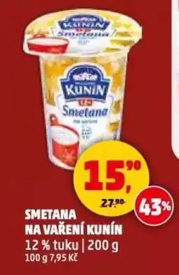 Penny Market Smetana na vaření kunín nabídka