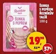Penny Market Šunka s pepřem řezníkův talíř nabídka