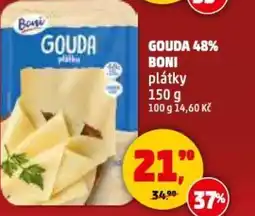 Penny Market Gouda 48% boni plátky nabídka