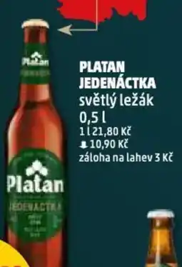 Penny Market Platan jedenáctka světlý ležák nabídka