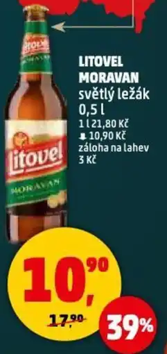 Penny Market Litovel moravan světlý ležák nabídka