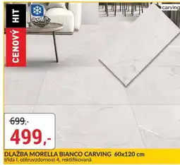 Baumax Dlažba morella bianco carving nabídka