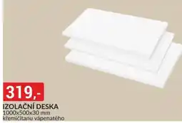 Baumax Izolační deska nabídka