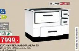 Baumax Kuchyňská kamna alfa 55 nabídka