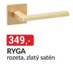 Baumax Ryga rozeta, zlatý satén nabídka