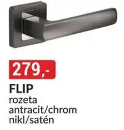 Baumax Flip rozeta antracit/chrom nikl/satén nabídka
