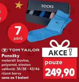 Kaufland TOM TAILOR Ponožky nabídka