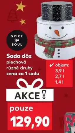 Kaufland Sada dóz nabídka